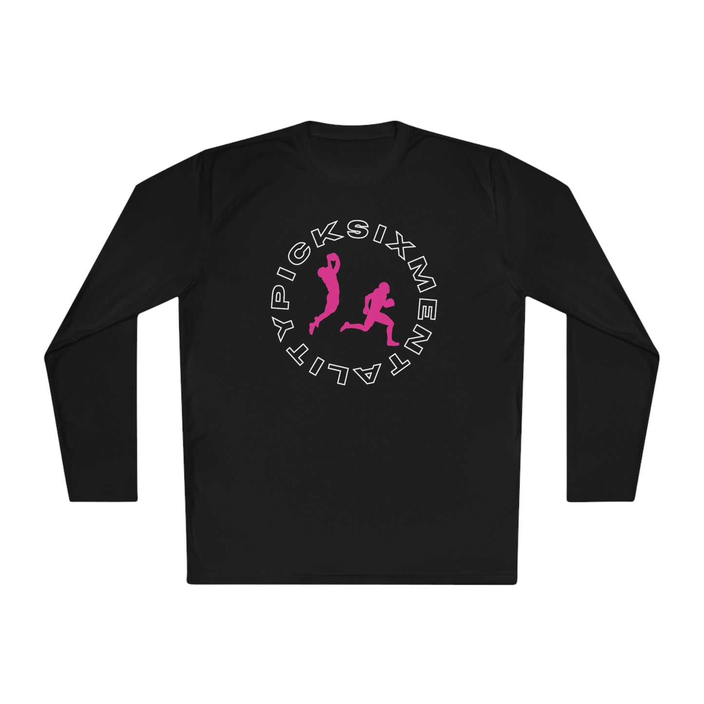 Mentality Line: Pick Six Lightweight Long Sleeve Tee (WHITE/PINK)