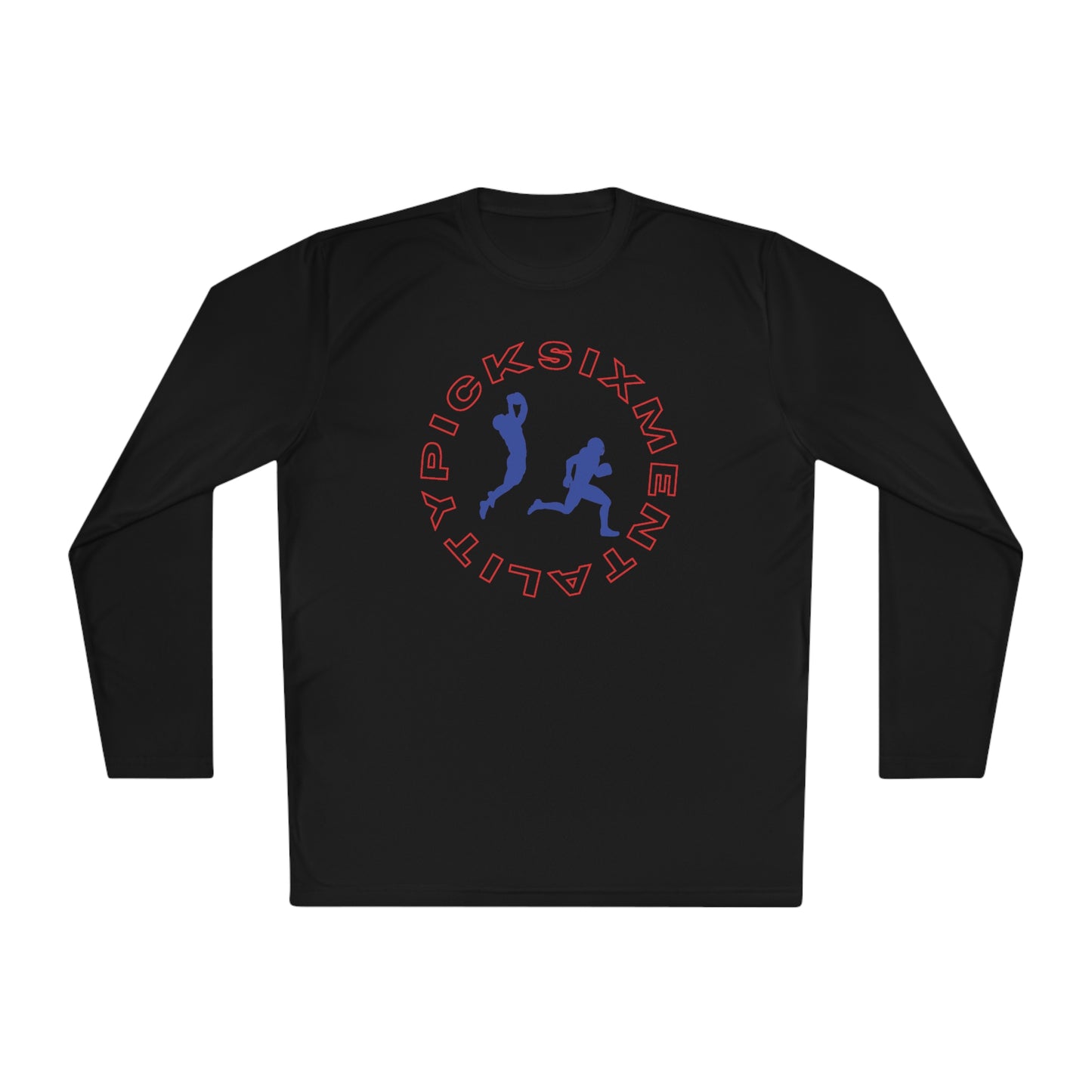 Mentality Line: Pick Six Lightweight Long Sleeve Tee (RED/BLUE)