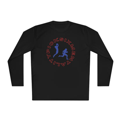 Mentality Line: Pick Six Lightweight Long Sleeve Tee (RED/BLUE)