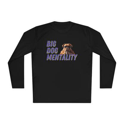 Mentality Line: Big Dog Lightweight Long Sleeve Tee (BLUE/GOLD)