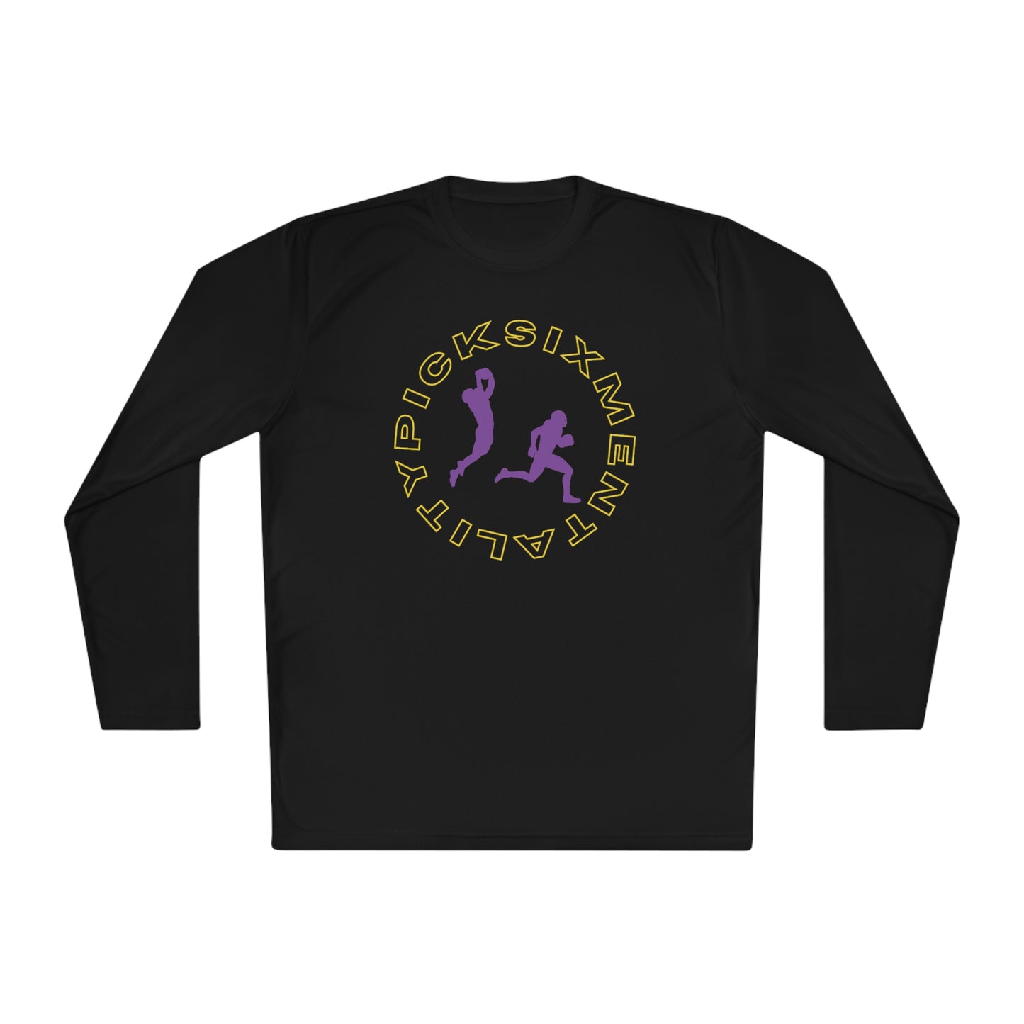 Mentality Line: Pick Six Lightweight Long Sleeve Tee (GOLD/PURPLE)