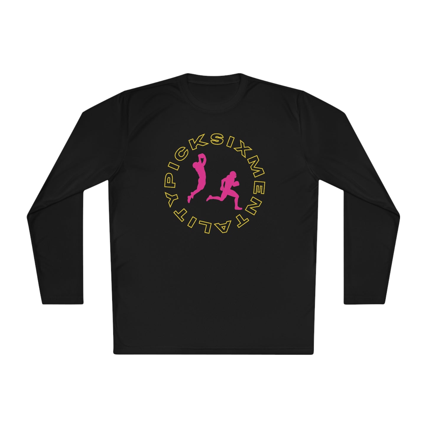 Mentality Line: Pick Six Lightweight Long Sleeve Tee (GOLD/PINK)