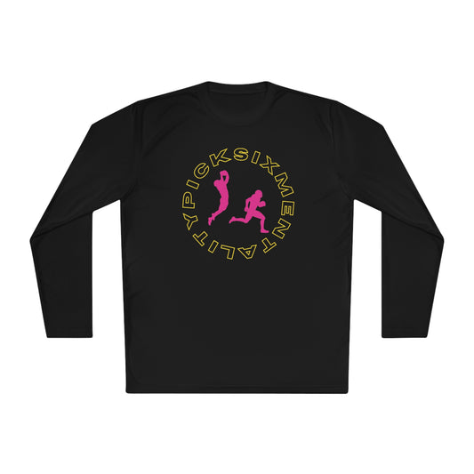 Mentality Line: Pick Six Lightweight Long Sleeve Tee (GOLD/PINK)