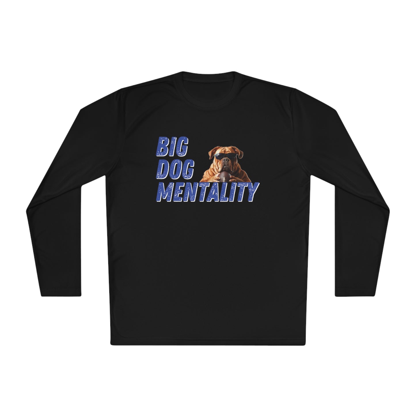 Mentality Line: Big Dog Lightweight Long Sleeve Tee (BLUE)