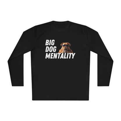 Mentality Line: Big Dog Lightweight Long Sleeve Tee (WHITE)