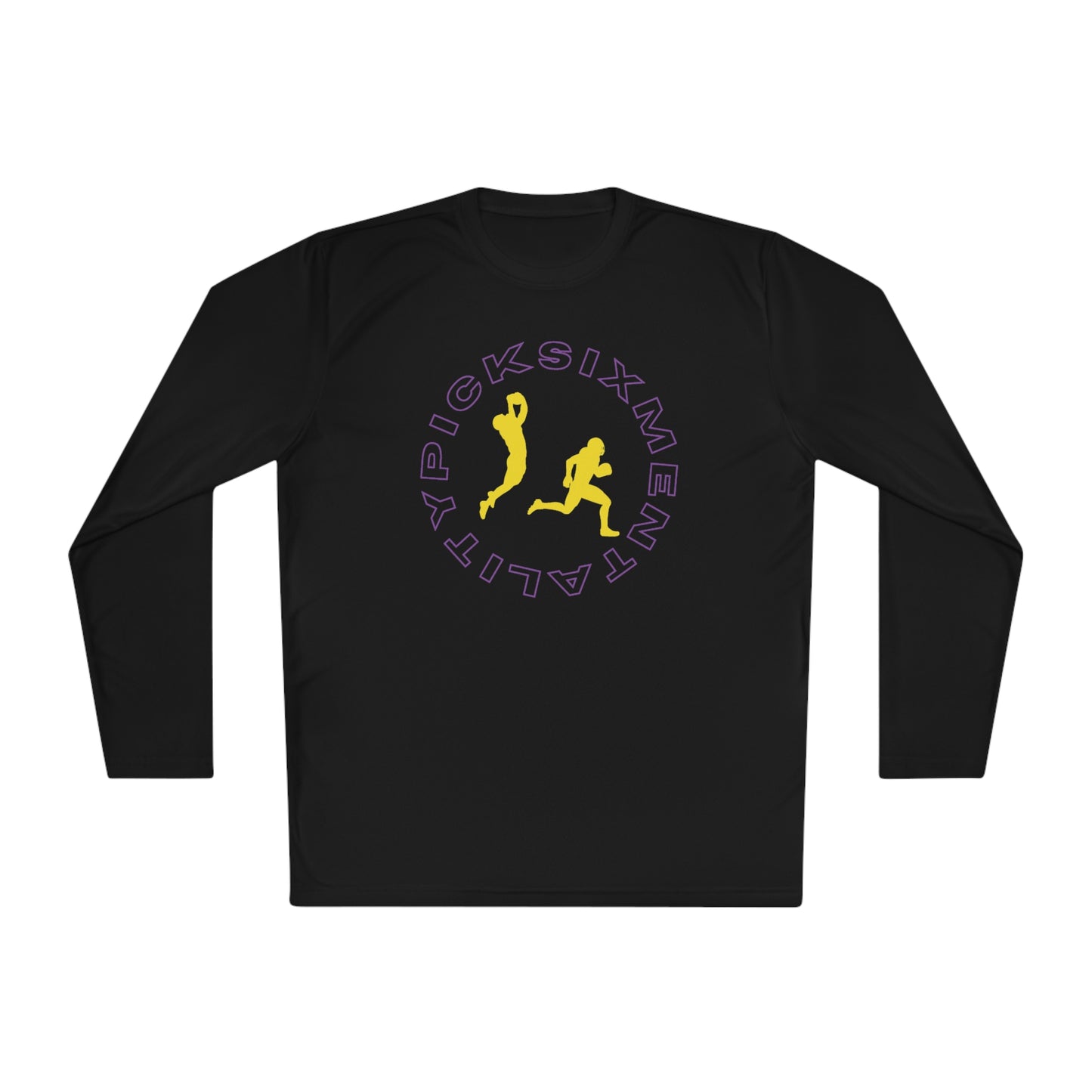 Mentality Line: Pick Six Lightweight Long Sleeve Tee (PURPLE/GOLD)