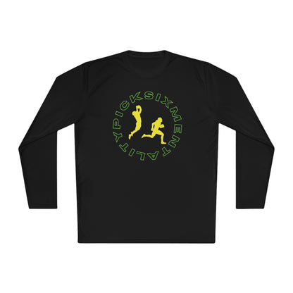 Mentality Line: Pick Six Lightweight Long Sleeve Tee (GREEN/GOLD)