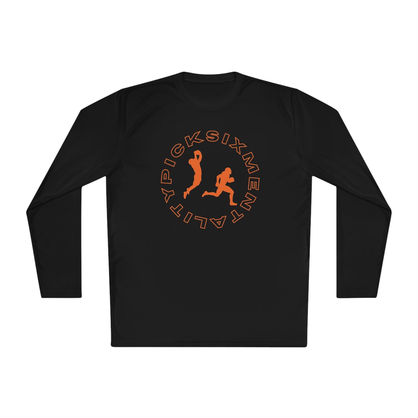 Mentality Line: Pick Six Lightweight Long Sleeve Tee (ORANGE/ORANGE)