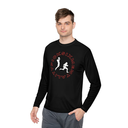 Mentality Line: Pick Six Lightweight Long Sleeve Tee (RED/WHITE)