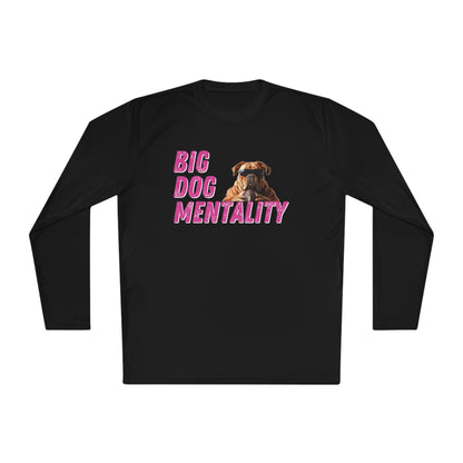 Mentality Line: Big Dog Lightweight Long Sleeve Tee (PINK)