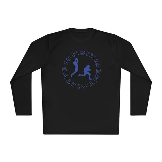 Mentality Line: Pick Six Lightweight Long Sleeve Tee (BLUE/BLUE)