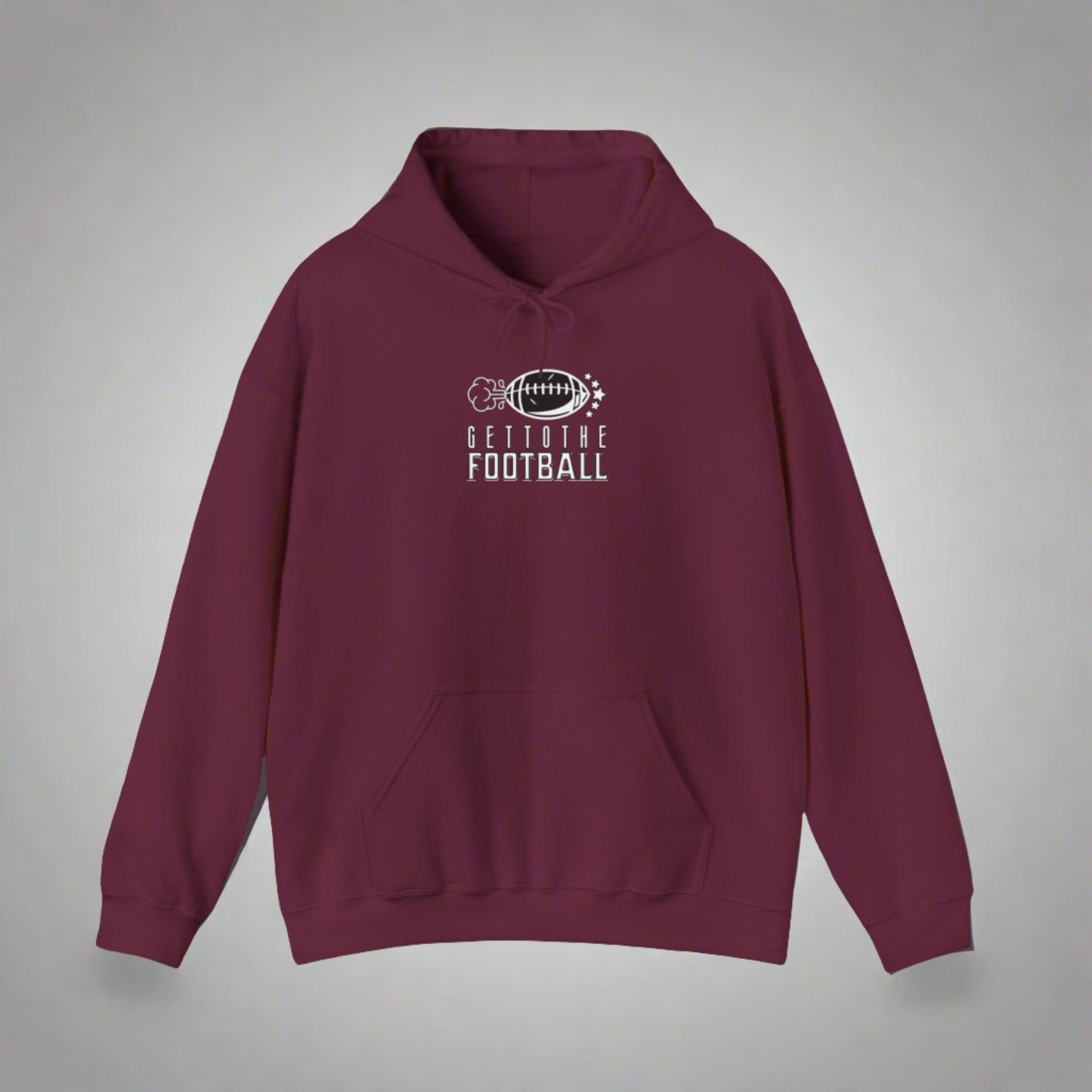 "Get to the Football" Heavy Blend™ Hooded Sweatshirt