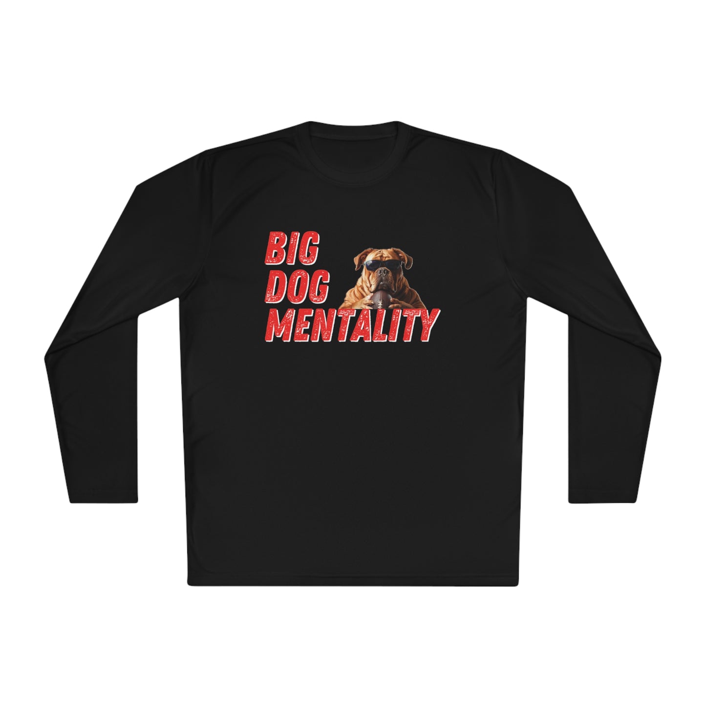 Mentality Line: Big Dog Lightweight Long Sleeve Tee (RED)