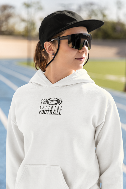 "Get to the Football" Heavy Blend™ Hooded Sweatshirt